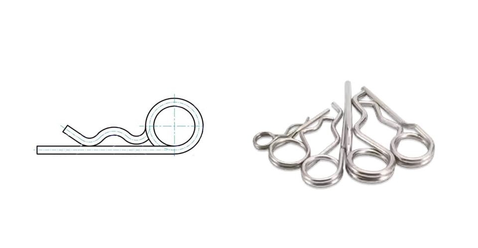 Double-Loop R-Clips