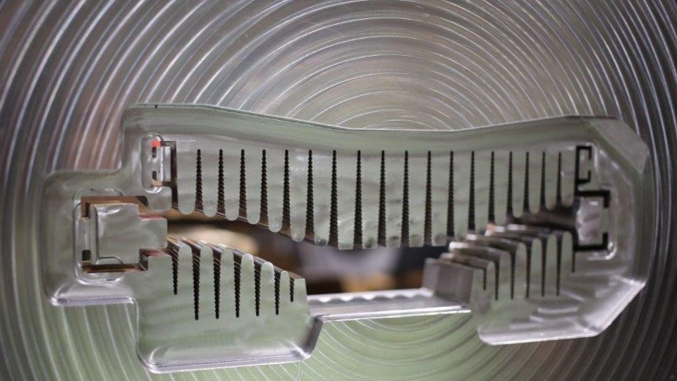 Heat sink extrusion mold