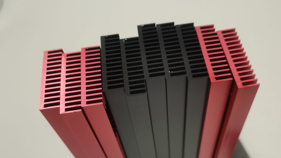 anodized heat sink
